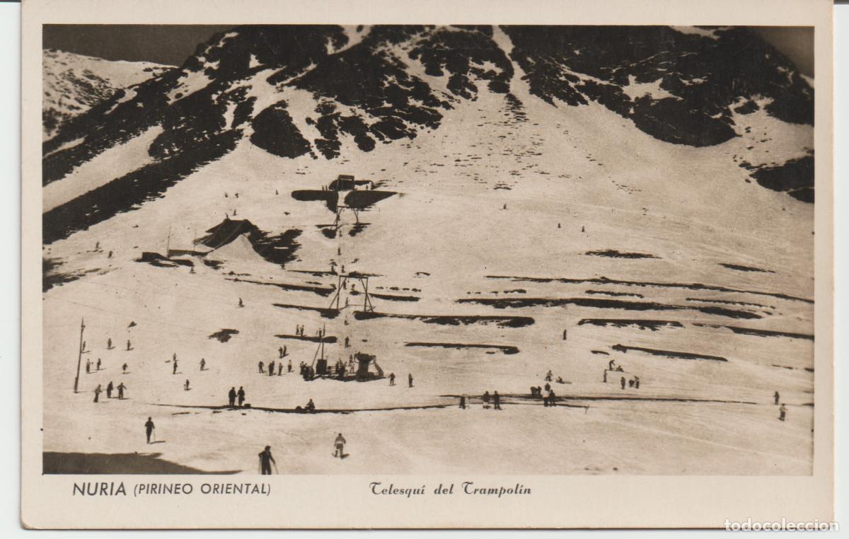 Postales: NURIA-Pirineo Oriental-(1964 m.) Telesqu&iacute; del Trampol&iacute;n