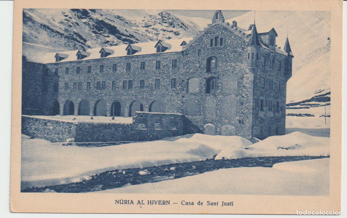 Postales: N&Uacute;RIA AL HIVERN (1964m.)- Casa de Sant Just&iacute;.