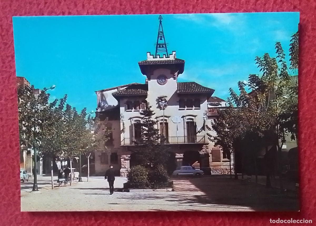 Postales: ANTIGUA POSTAL POST CARD DE SAN SANT CELONI BARCELONA PLAZA DE ESPA&Ntilde;A AYUNTAMIENTO, FITER..CATALOGNE