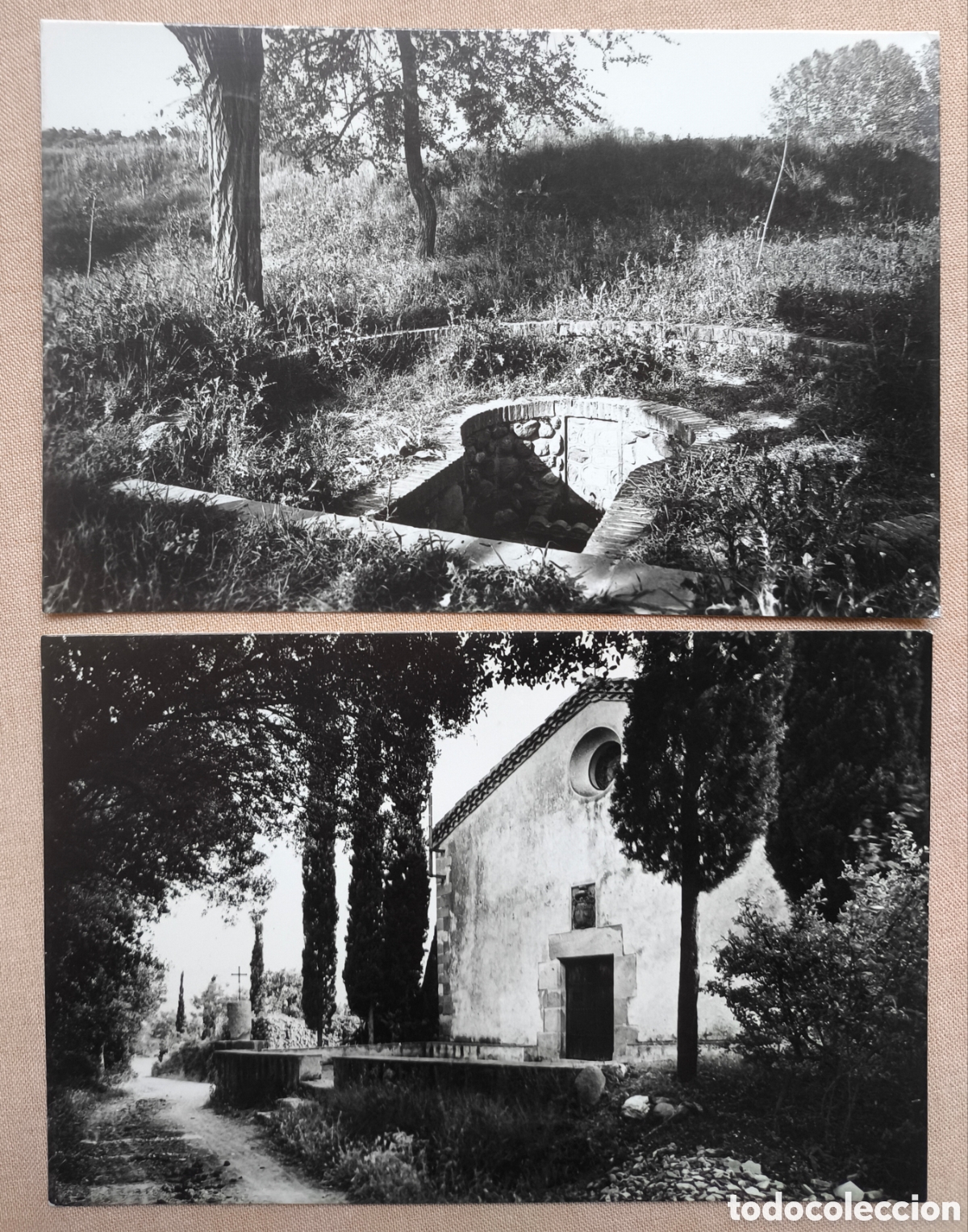 Postales: SANT ANTONI DE VILAMAJOR SANT LLE&Iacute; ERMITA y FONT POSTAL FOTOGR&Aacute;FICA VALL&Egrave;S C. 1955