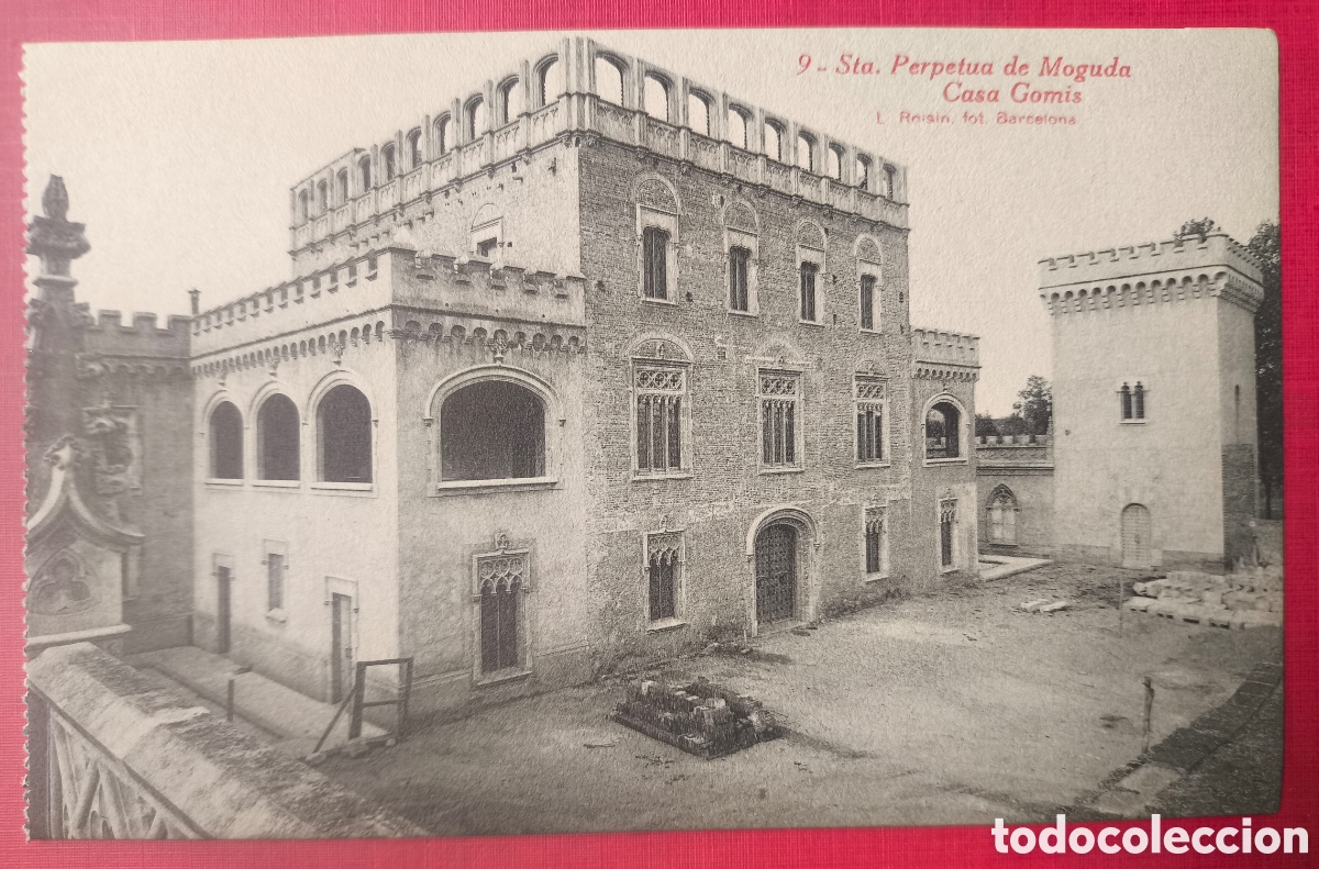 Postales: SANTA PERP&Egrave;TUA DE MOGODA CAN GOMIS POSTAL FOTOTIPIA VALL&Egrave;S C. 1915