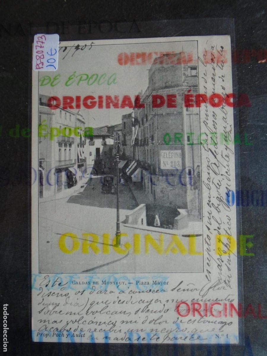 Postales: (PS-80773)POSTAL DE CALDAS DE MONTBUY-PLAZA MAYOR