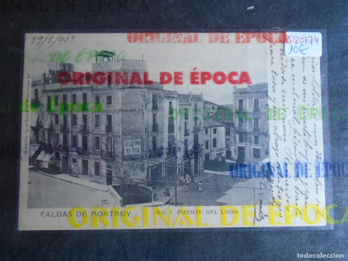 Postales: (PS-80774)POSTAL DE CALDAS DE MONTBUY-FUENTE DEL LEON