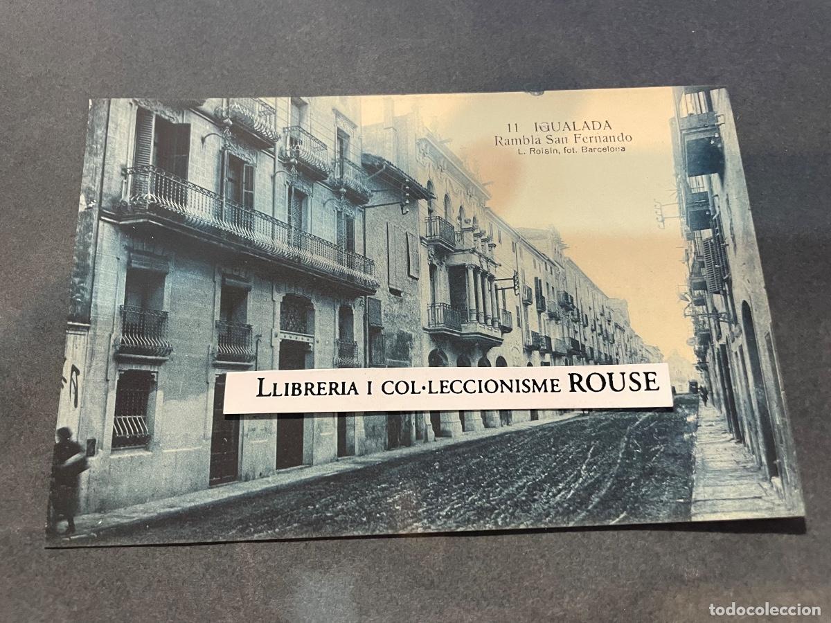 Postales: ANTIGUA POSTAL - 11 - IGUALADA - RAMBLA SAN FERNANDO - L. ROISIN, FOT.