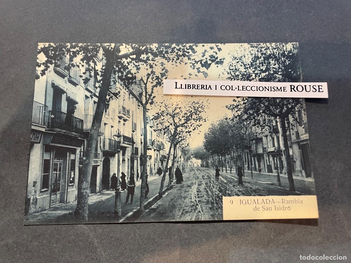 Postales: ANTIGUA POSTAL - 9 - IGUALADA - RAMBLA DE SAN ISIDRO - L. ROISIN, FOT.