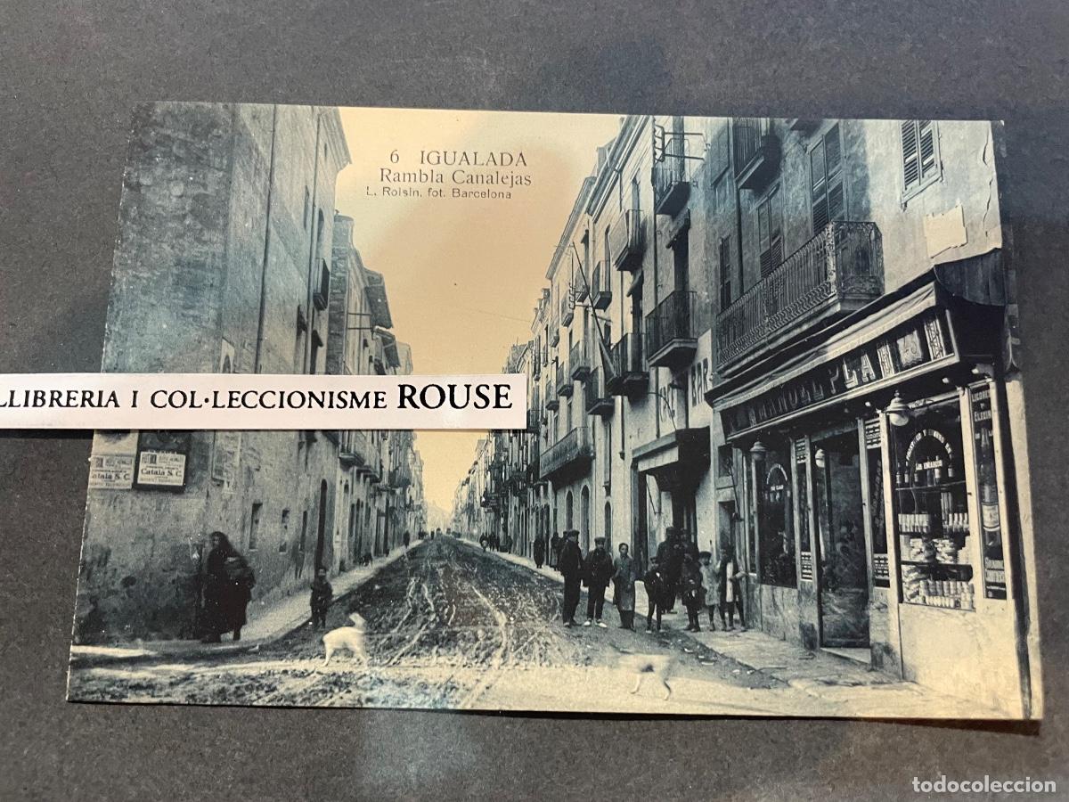 Postales: ANTIGUA POSTAL - 6 - IGUALADA - RAMBLA CANALEJAS
