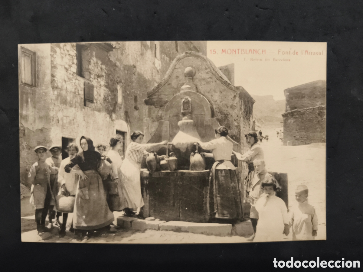 Postales: antigua postal Montblanch Font de l'arraval