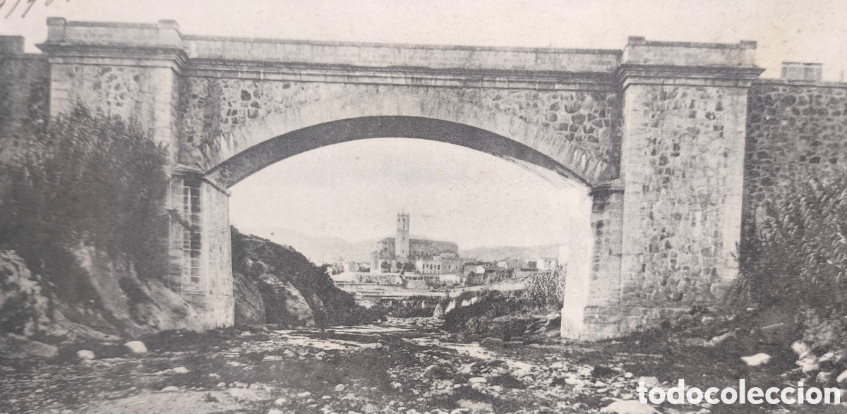 Postales: CALDES DE MONTBUI PONT DE SENTMENAT POSTAL CIRCULADA 1905