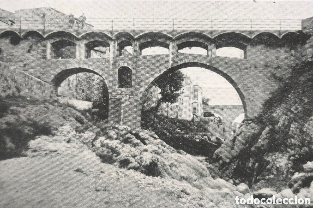 Postales: CALDES DE MONTBUI PONT ROM&Agrave; POSTAL CIRCULADA 1905