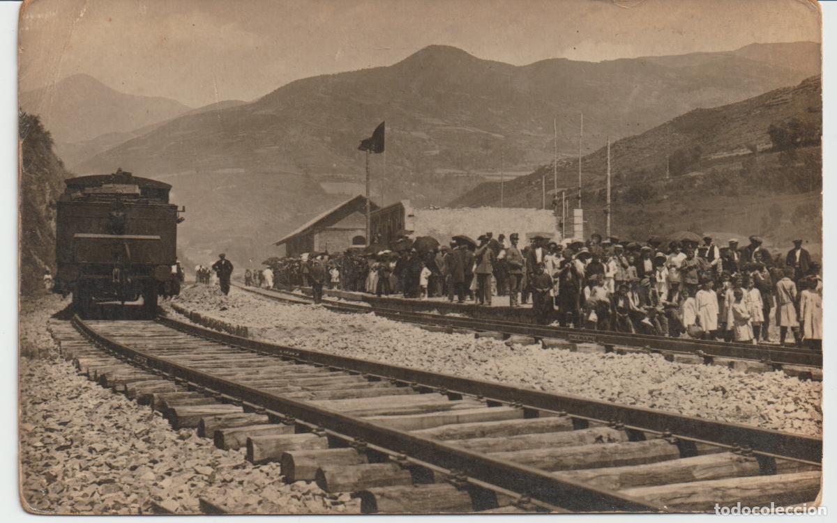 Postales: Inaguraci&oacute;n del tren Ribes de Fresser a La Molina (12 de Julio de 1922)