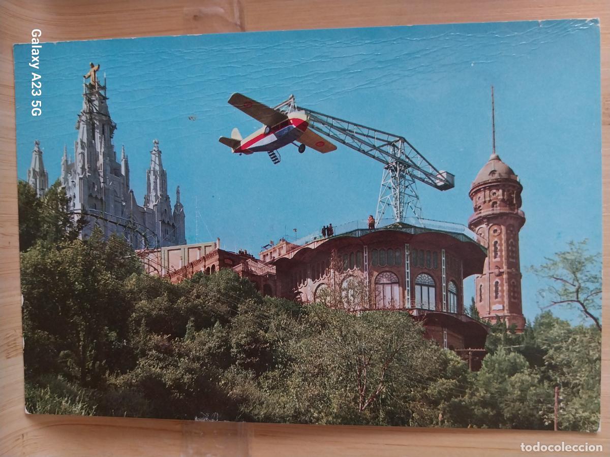 Postales: TIBIDABO ATRACCIONES BARCELONA ED RO FOTO 154 ESCRITA A&Ntilde;O 1961