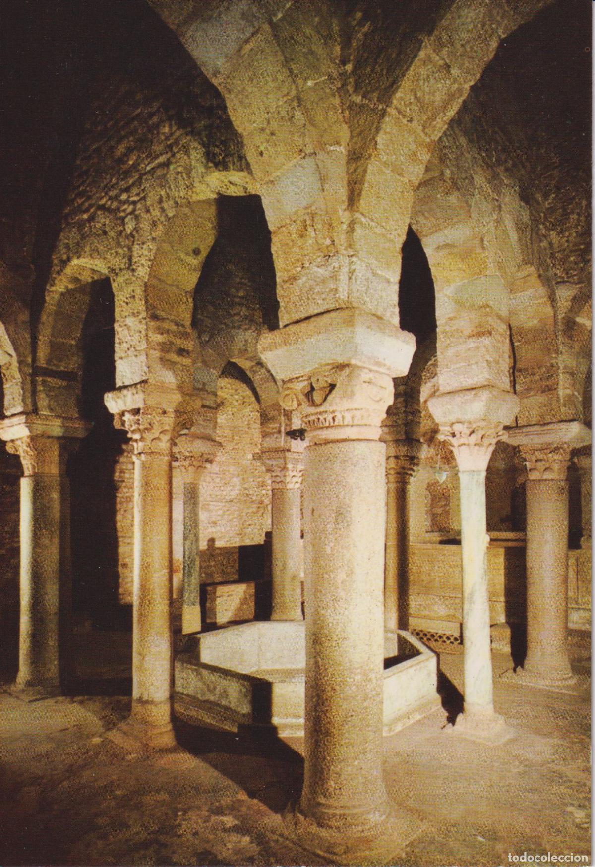 Postales: TARRASA (BARCELONA) IGLESIAS ROM&Aacute;NICAS, BAPTISTERIO DE SAN MIGUEL - ZERKOWITZ N&ordm;105 - S/C