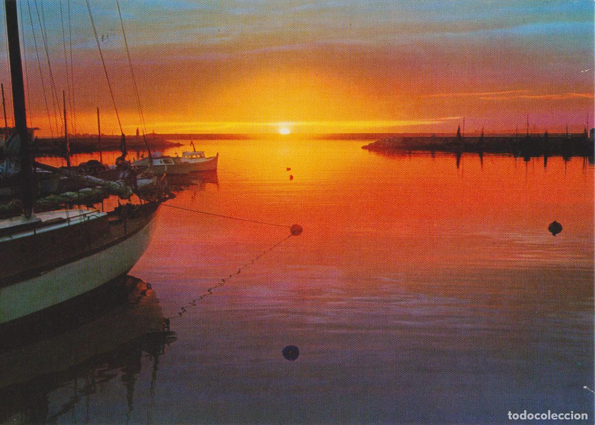 Postales: VILANOVA I LA GELTRU (BARCELONA) ATARDECER EN EL PUERTO - A.CAMPA&Ntilde;&Aacute; N&ordm;5403 - S/C
