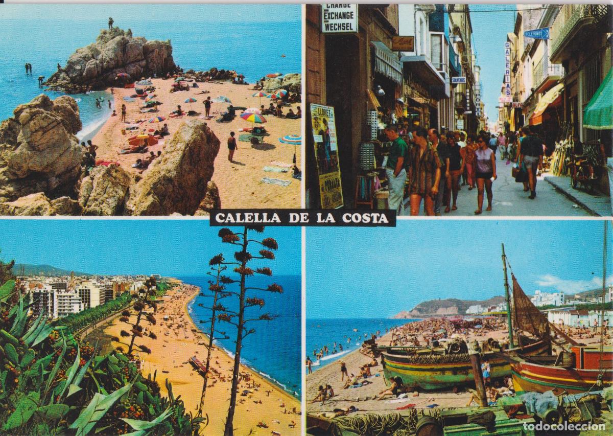Postales: CALELLA DE LA COSTA (BARCELONA) VARIAS VISTAS - V.C.ED.FABREGAT N&ordm;623 - S/C