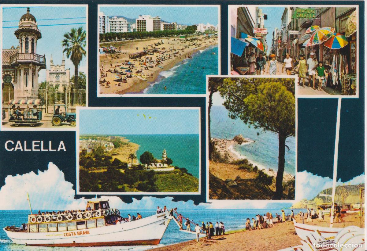 Postales: CALELLA DE LA COSTA (BARCELONA) VARIOS ASPECTOS - J.PLANCHART N&ordm;59 - S/C