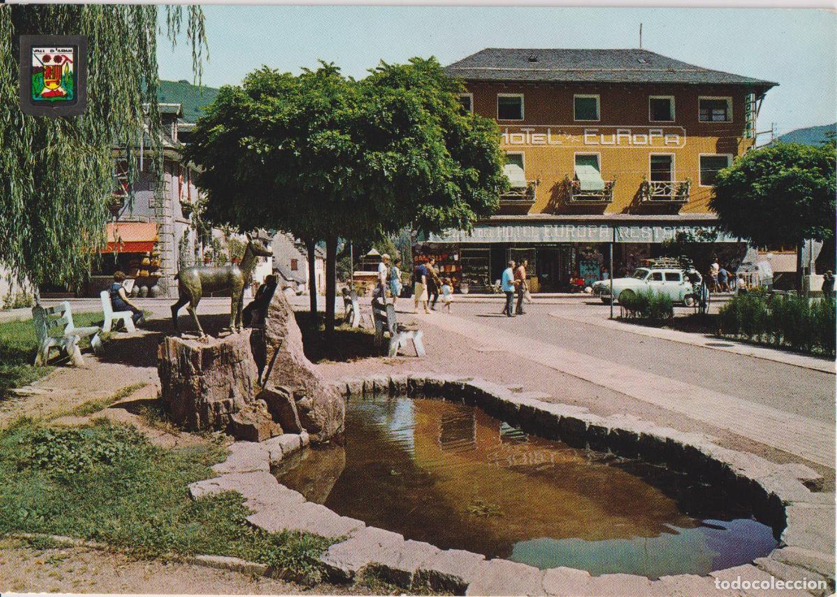 Cartoline: LLEIDA, VALL D'ARAN, LES, PLA&Ccedil;A DE L'AJUNTAMENT - ESCUDO DE ORO N&ordm;2270 - S/C