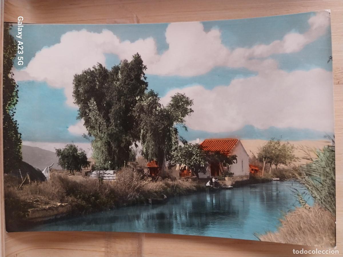 Postales: SAN CARLOS DE LA RAPITA COSTA DORADA DESAGUE ACEQUIA TERRENOS ARROZALES ESCRITA ED FOTO DAUFI 19