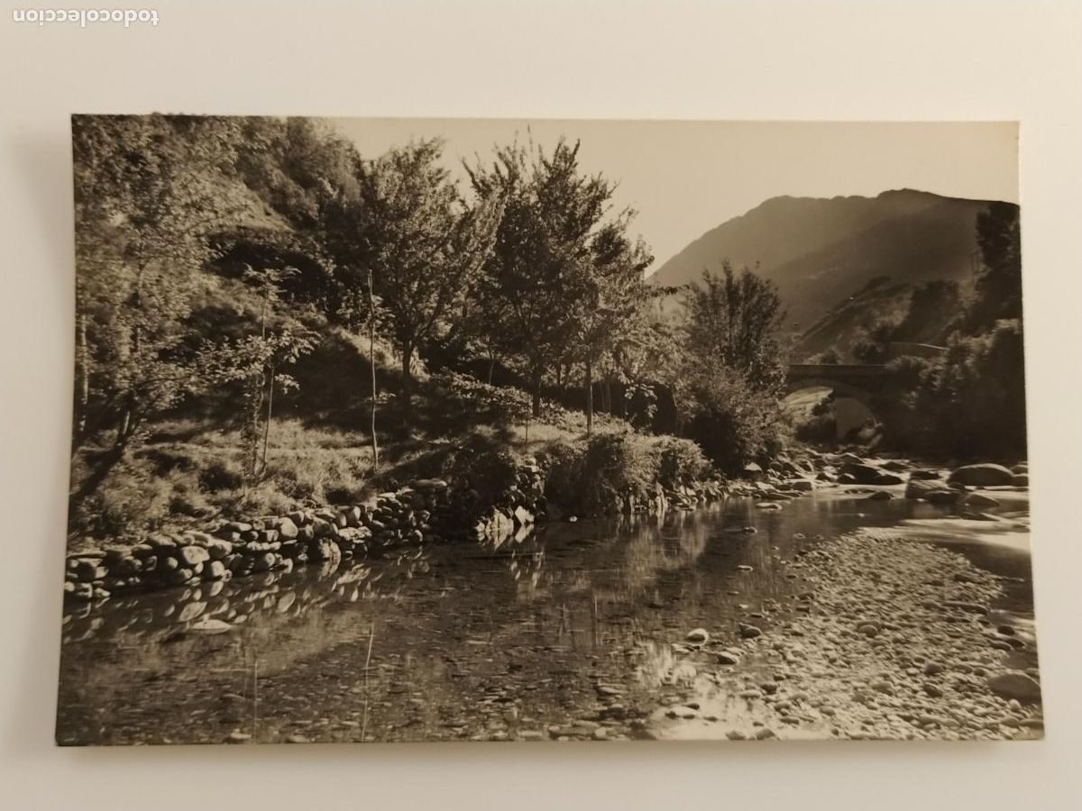 Postales: LA VALL D'ARAN - EL GARONA A SU PASO POR BETREN - FOTO M. BONAMUSA - POSTAL ANTIGUA (116.796)