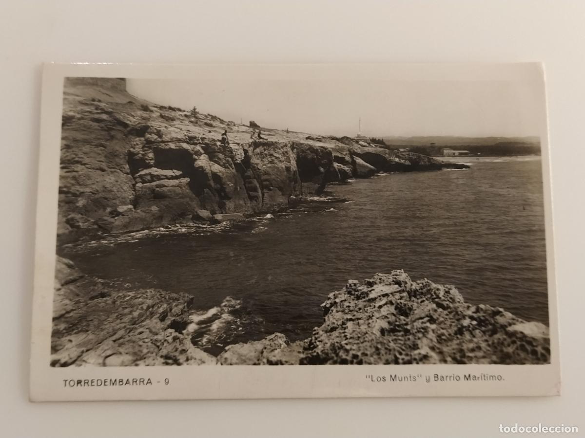 Postales: TORREDEMBARRA - LOS MUNTS Y BARRIO MARITIMO - FOTOGRAFICA - POSTAL ANTIGUA (116.800)