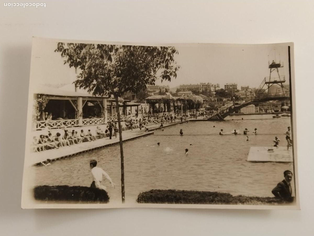 Postales: BARCELONA - SARRIA - PISCINAS - FOTOGRAFICA - POSTAL ANTIGUA (116.913)