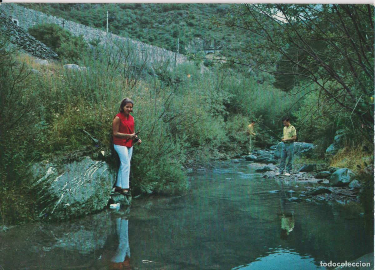 Postales: ALP (GIRONA) PESCANDO LA TRUCHA - FOT.CAMPA&Ntilde;A 1302 - S/C