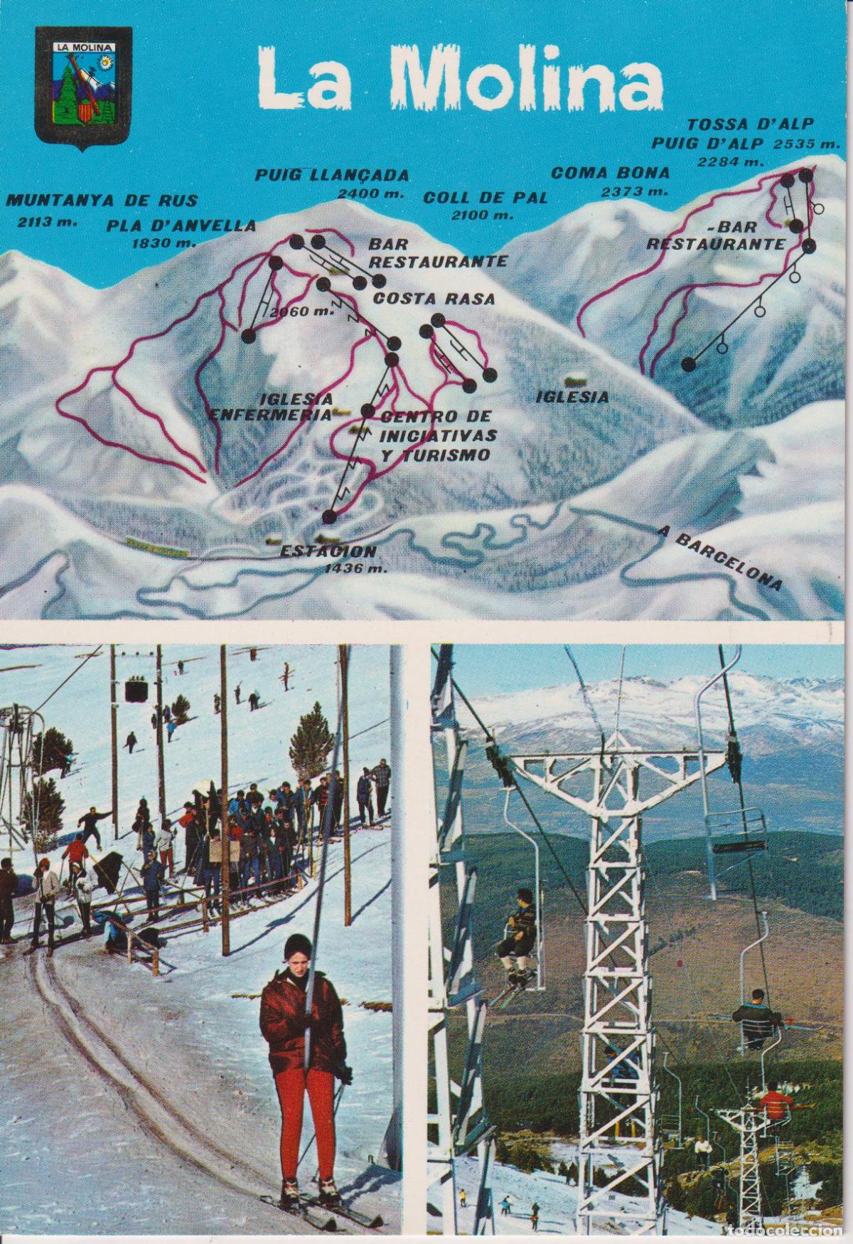 Postales: LA MOLINA (GIRONA) BONICS PAISATGES - ESCUDO DE ORO N&ordm;1957 - S/C