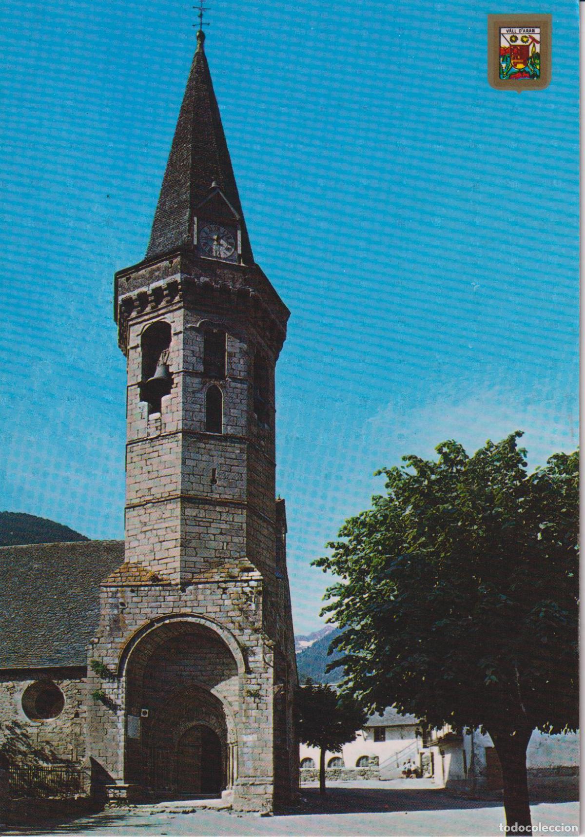 Postales: LLEIDA, VALL D'ARAN, VIELLA, TORRE DE L'ESGLESIA - ESCUDO DE ORO N&ordm;174 - S/C