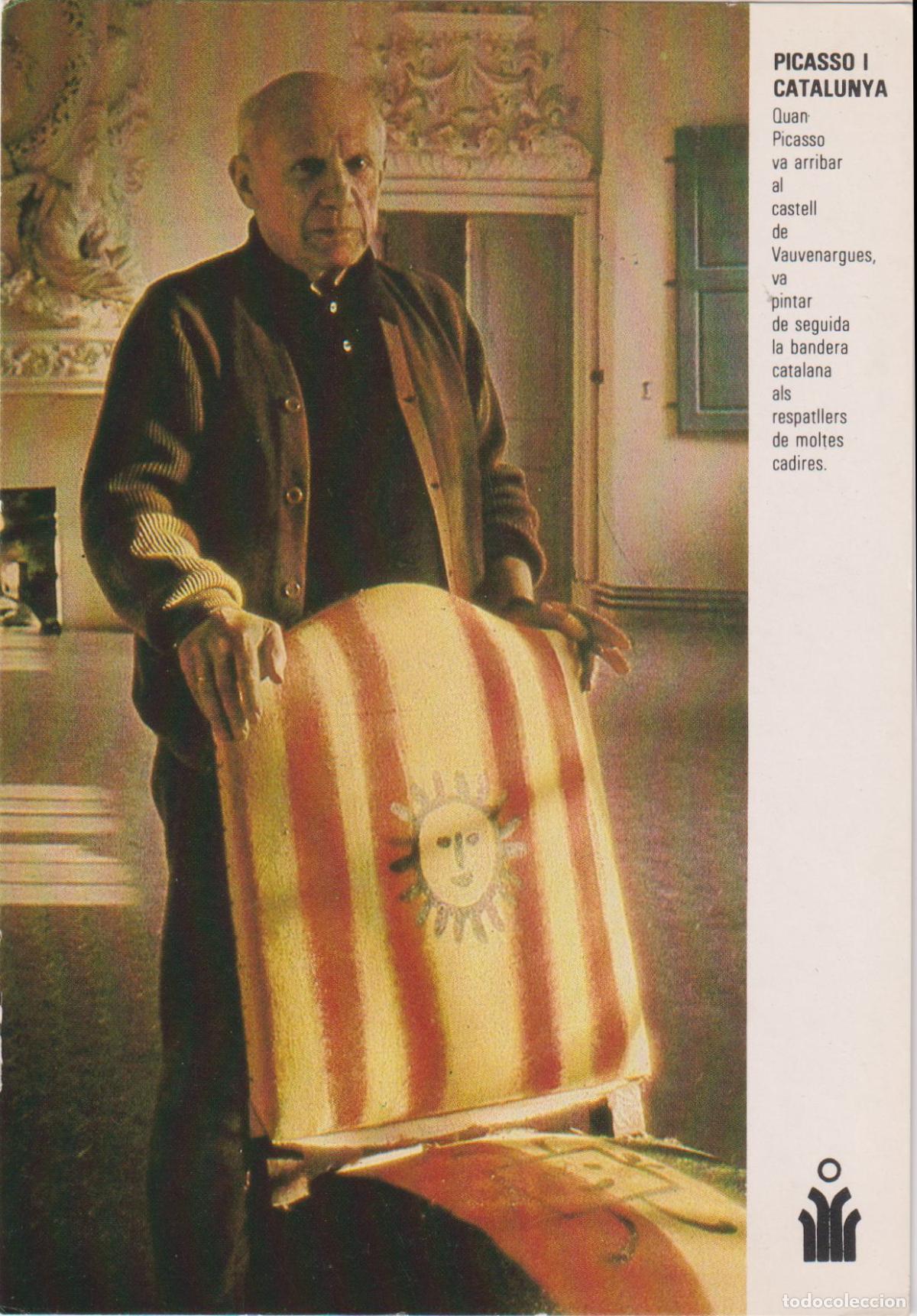 Postales: PABLO PICASSO EN EL CASTILLO DE VAUVENARGUES &ndash; OMNIUM CULTURAL &ndash; S/C