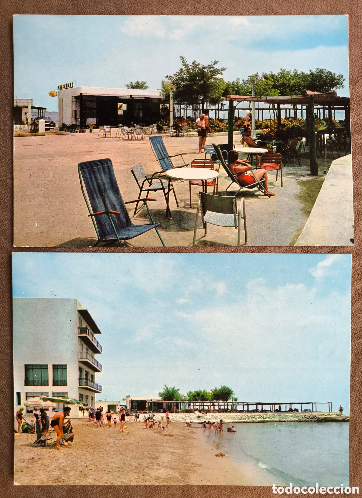 Postales: SANT CARLES DE LA R&Agrave;PITA HOTEL PLAYA SUIZO POSTAL A COLOR LOTE 2 TARRAGONA C. 1970