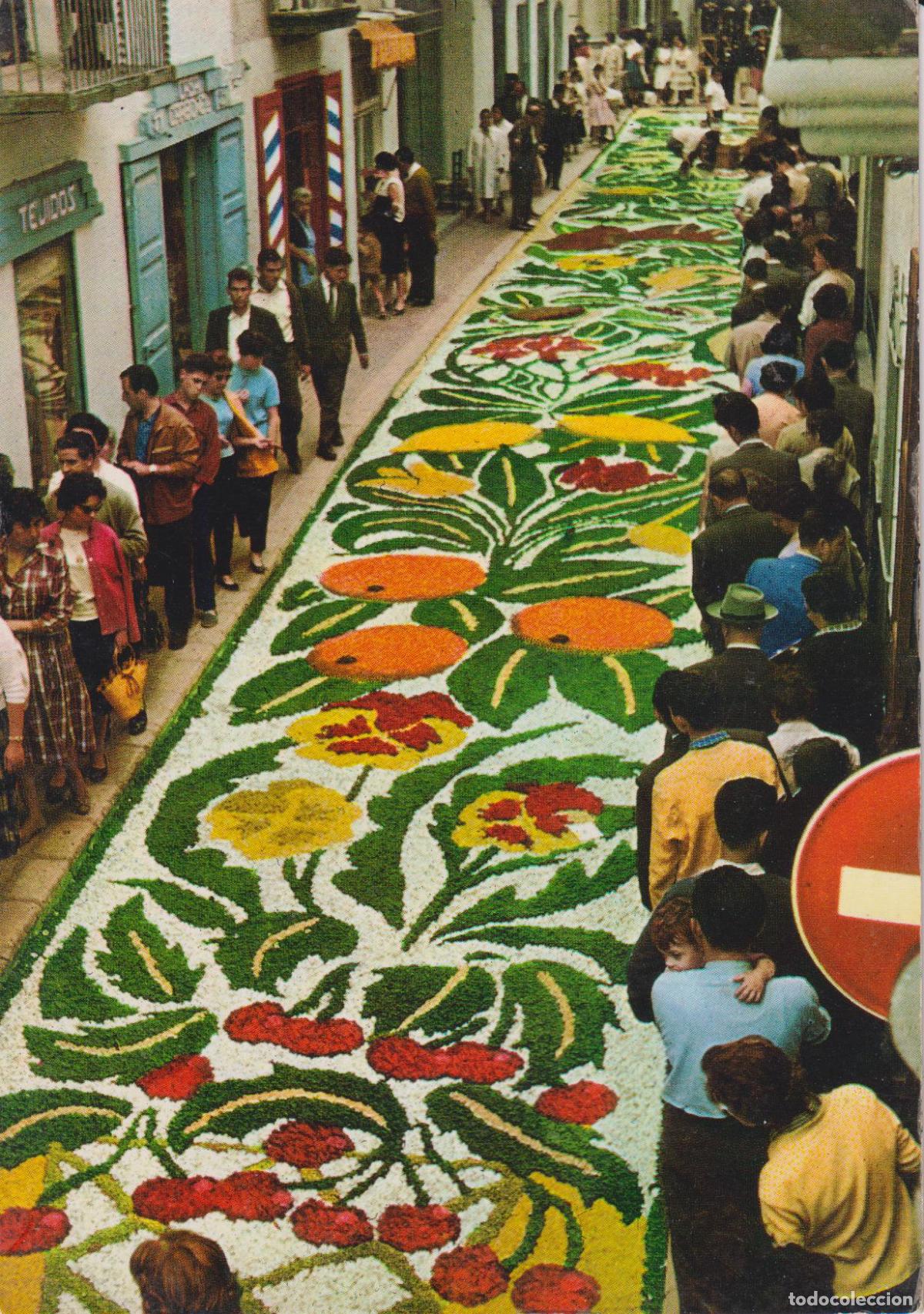 Postales: SITGES, ALFOMBRA FLORES, FIESTA DEL CORPUS CHRISTI - R.GASS&Oacute; N&ordm;46 - S/C
