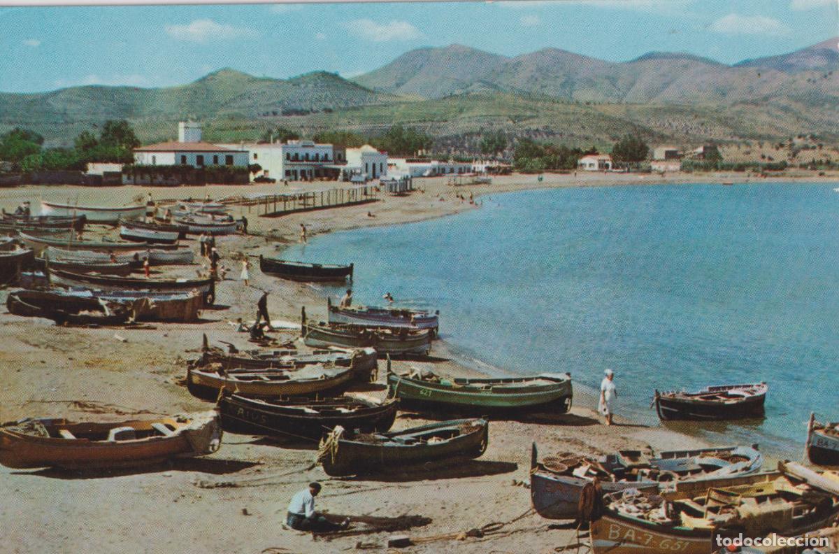 Postales: LLAN&Ccedil;A (GIRONA) PLATJA - A.CAMPA&Ntilde;A SERIE II N&ordm;2419 - ESCRITA 1958