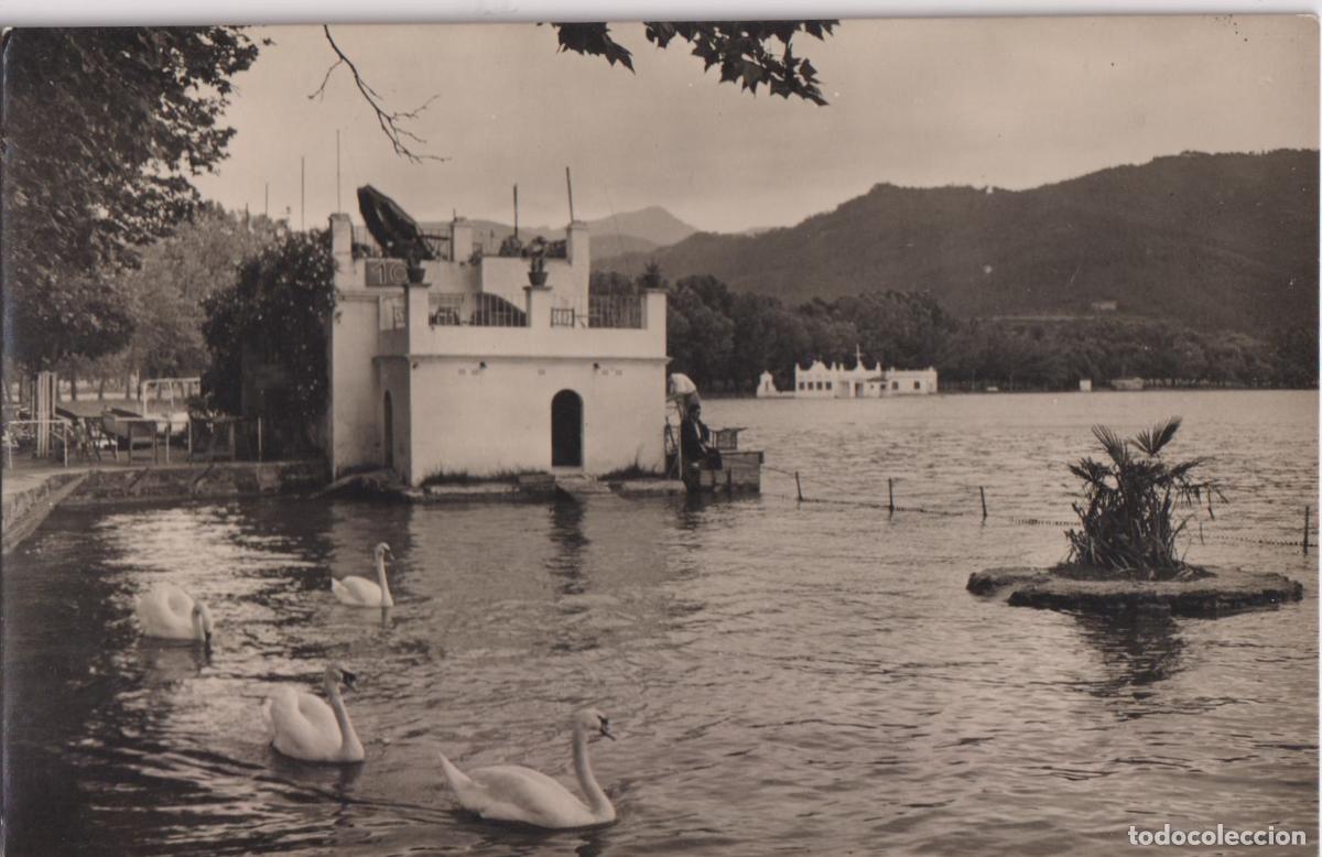 Postales: BANYOLES (GIRONA) EL LAGO Y LOS CISNES &ndash; EDIC.FOT.BOSCH N&ordm;4 &ndash; S/C
