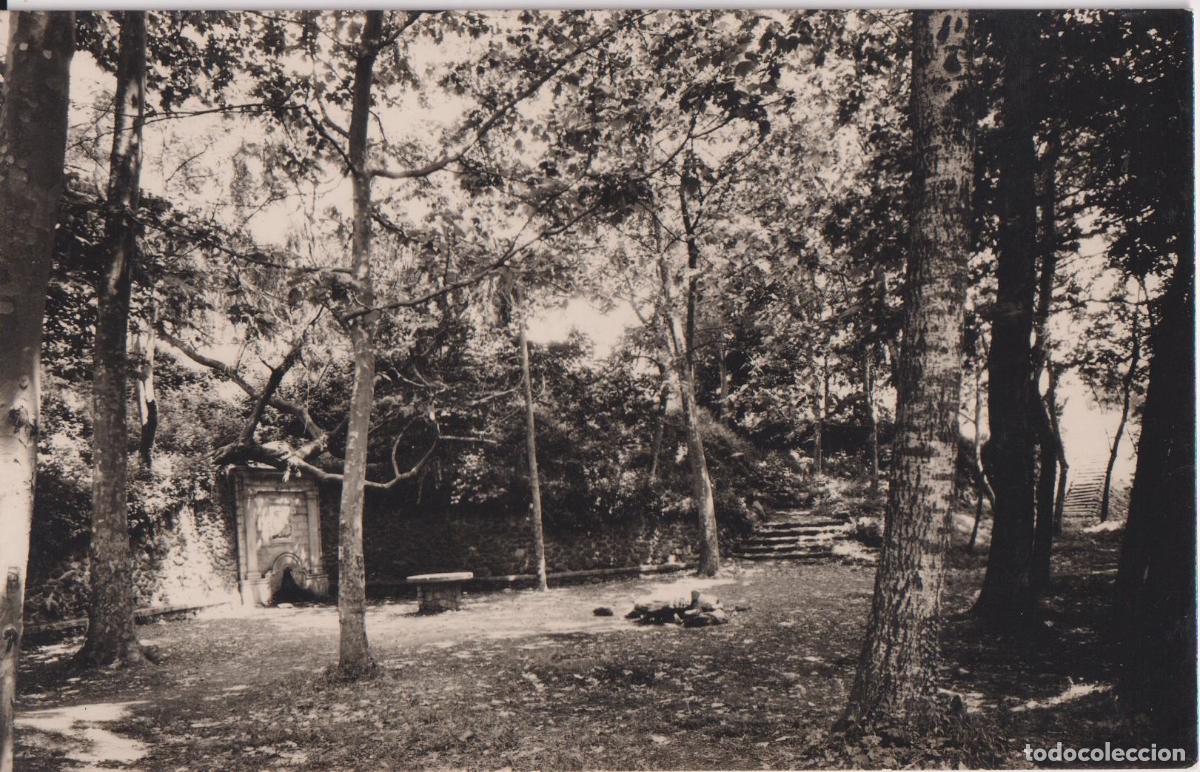 Postales: CAMPINS (BARCELONA) FUENTE MONTSERRAT &ndash; E,M, N&ordm;6 &ndash; CIRCULADA 1956