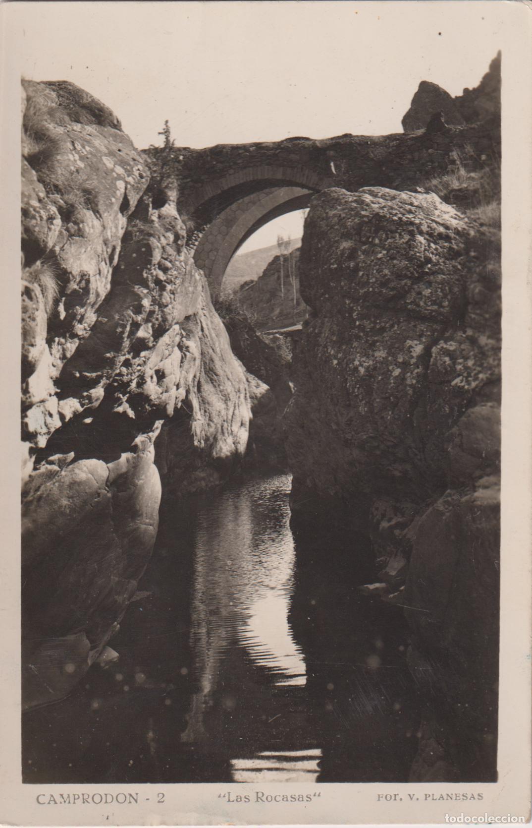Postales: CAMPRODON (GIRONA) LAS ROCOSAS &ndash; FOT.V.PLANESAS N&ordm;2 &ndash; CIRCULADA 1947