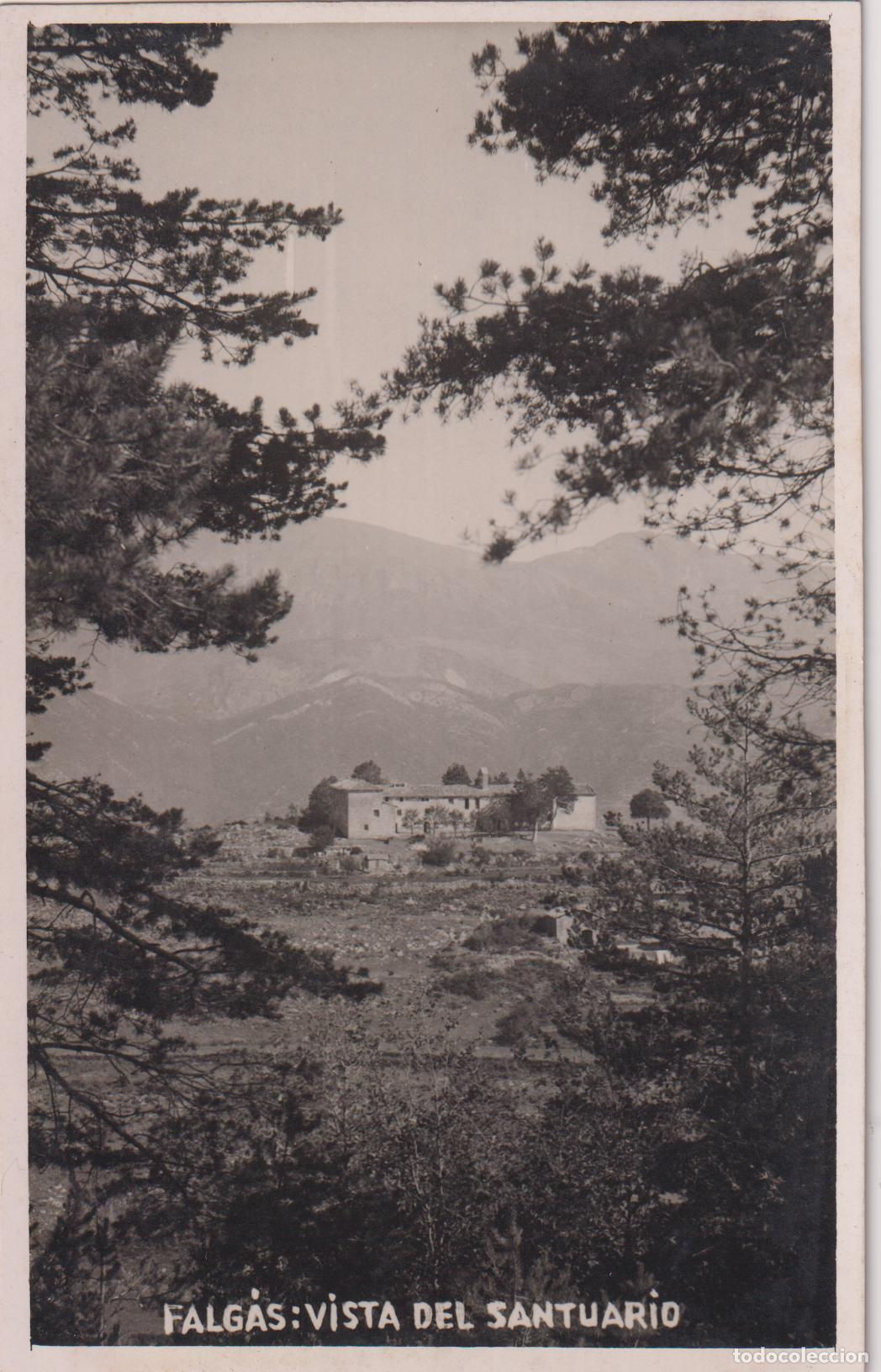 Postales: LA POBLA DE LILLET (BARCELONA) FALGAS: VISTA DEL SANTUARI &ndash; S/C