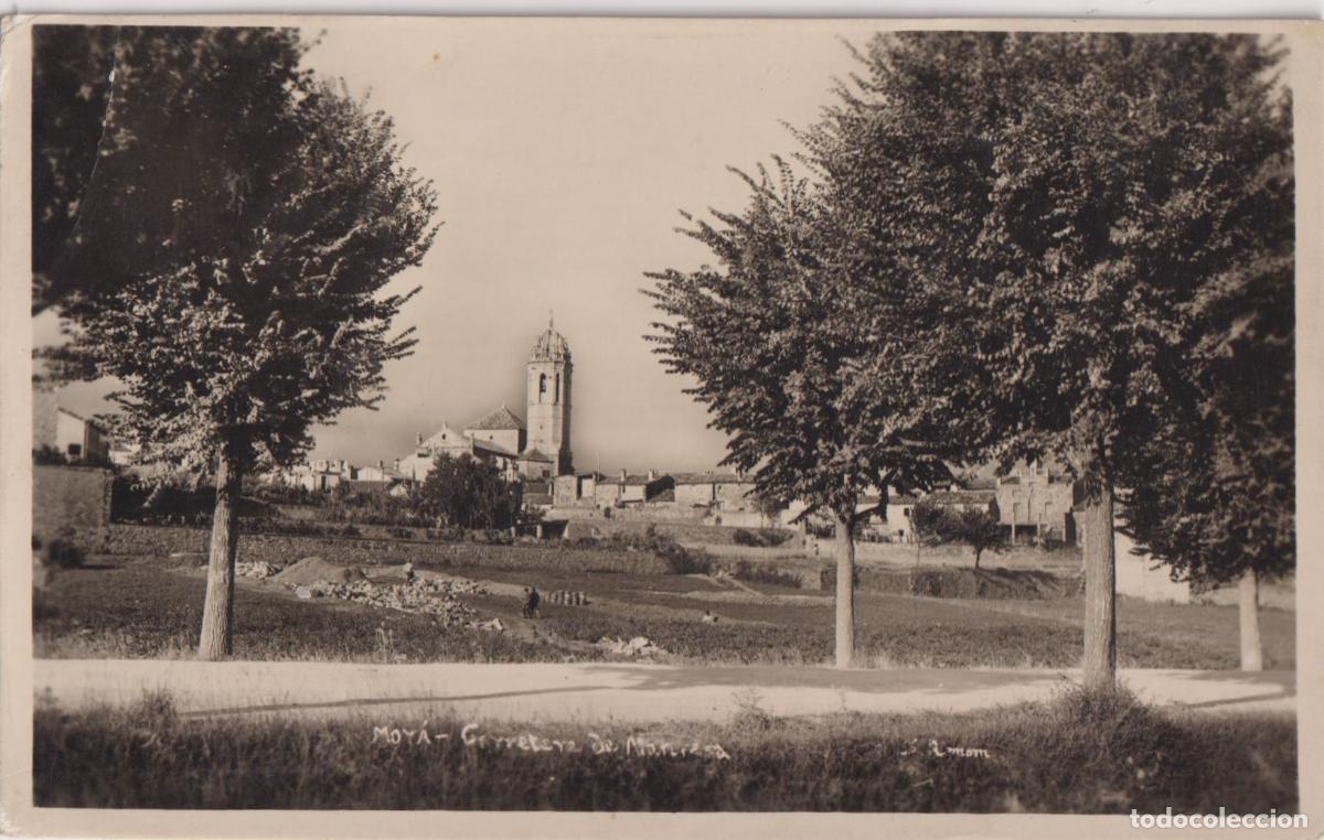 Postales: MOIA (BARCELONA) CARRETERA DE MANRESA - FOTO RENOM &ndash; CIRCULADA