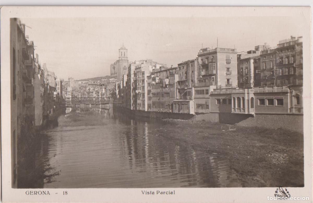 Postales: GIRONA, VISTA PARCIAL &ndash; ORIOL N&ordm;18 &ndash; CIRCULADA 1950