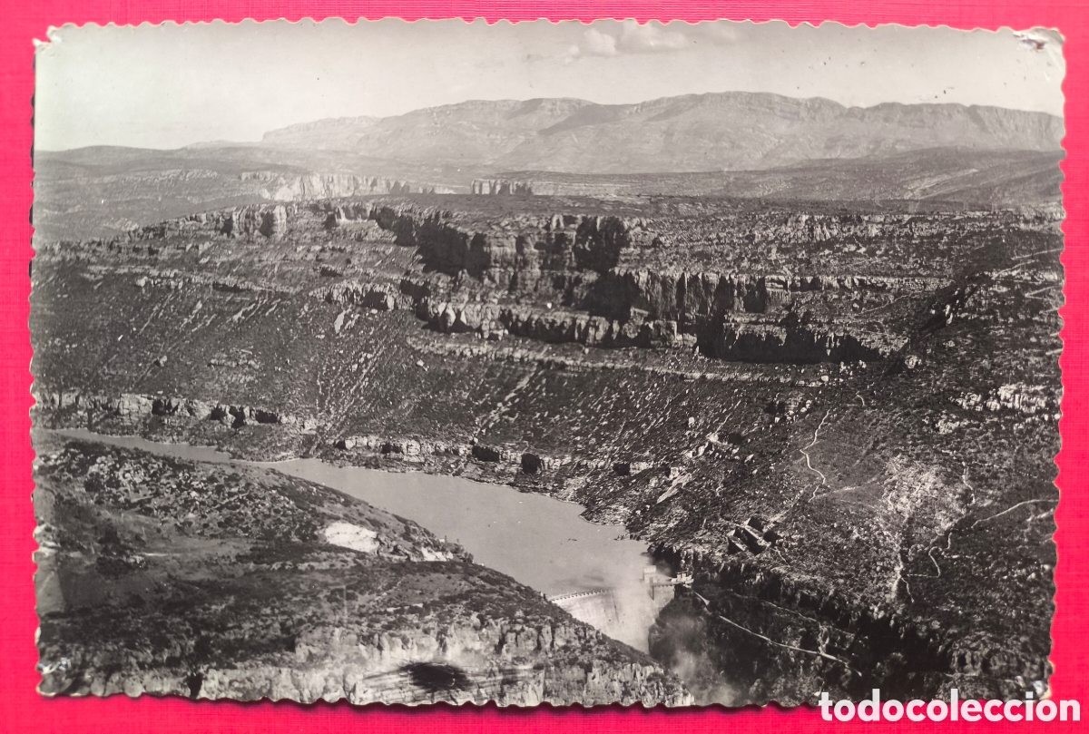 Postales: CAMARASA EMBASSAMENT POSTAL FOTOGR&Aacute;FICA EX. T. LLOP LLEIDA C. 1955