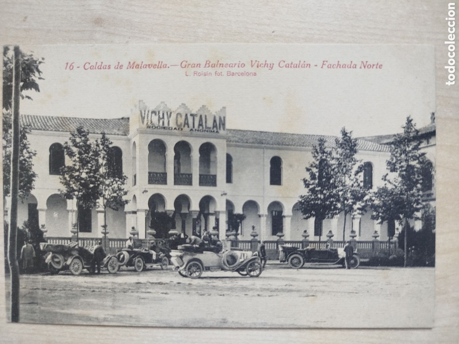 Postales: Postal. Caldes de Malavella, Balneario Vichy Catal&aacute;n