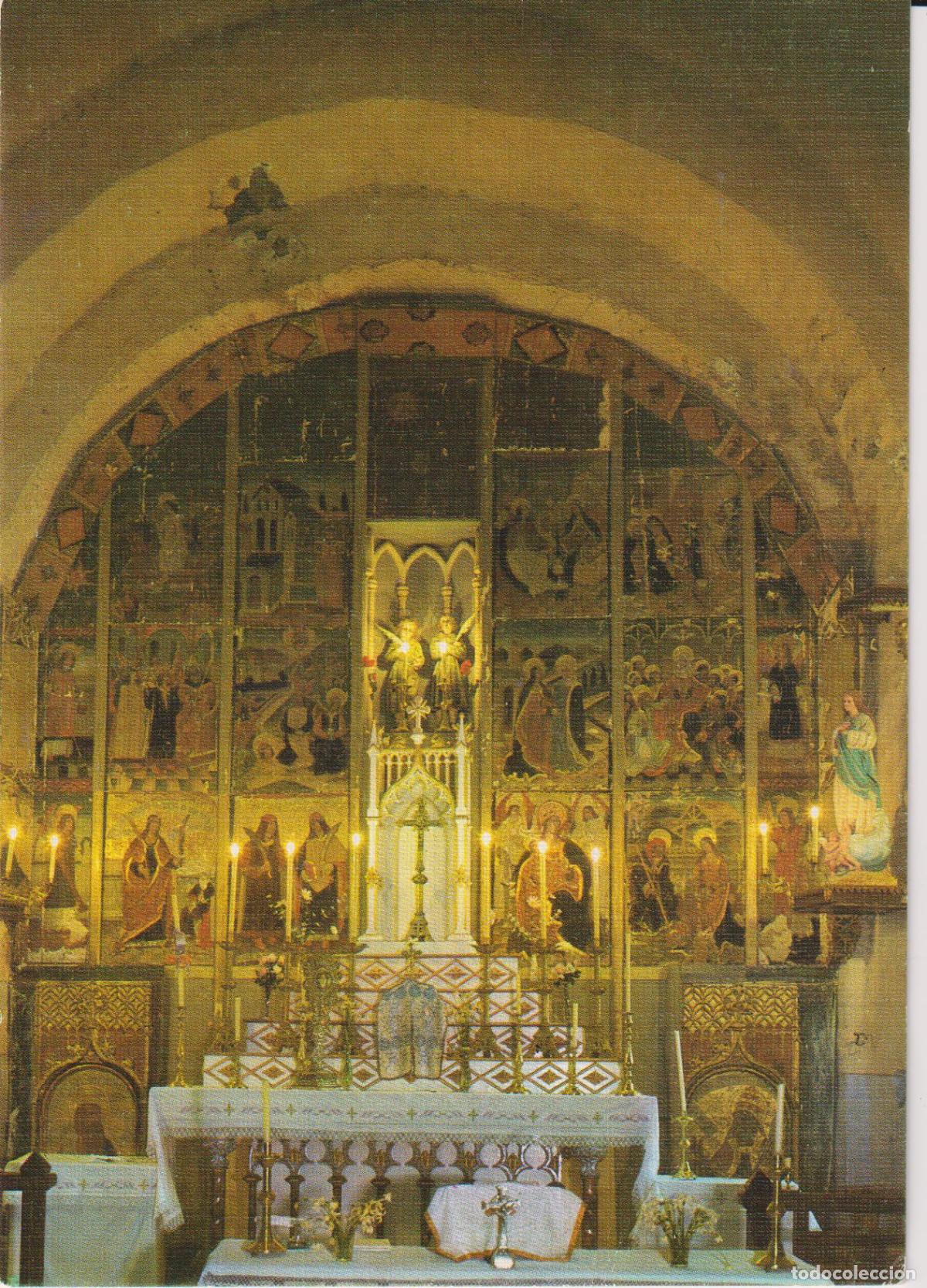 Postales: SON DEL PINO (LLEIDA) IGLESIA DE SAN JUSTO Y PASTOR, RETABLO S.XVI - ED.SICILIA N&ordm;87 - S/C