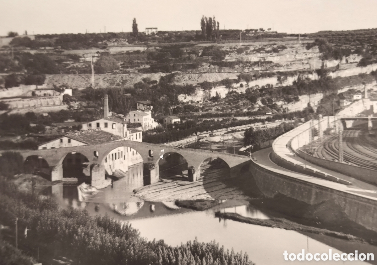 Cartes Postales: MANRESA VISTA RIU CARDENER POSTAL FOTOGR&Aacute;FICA CLIX&Eacute; J. VIL&Agrave; 1934