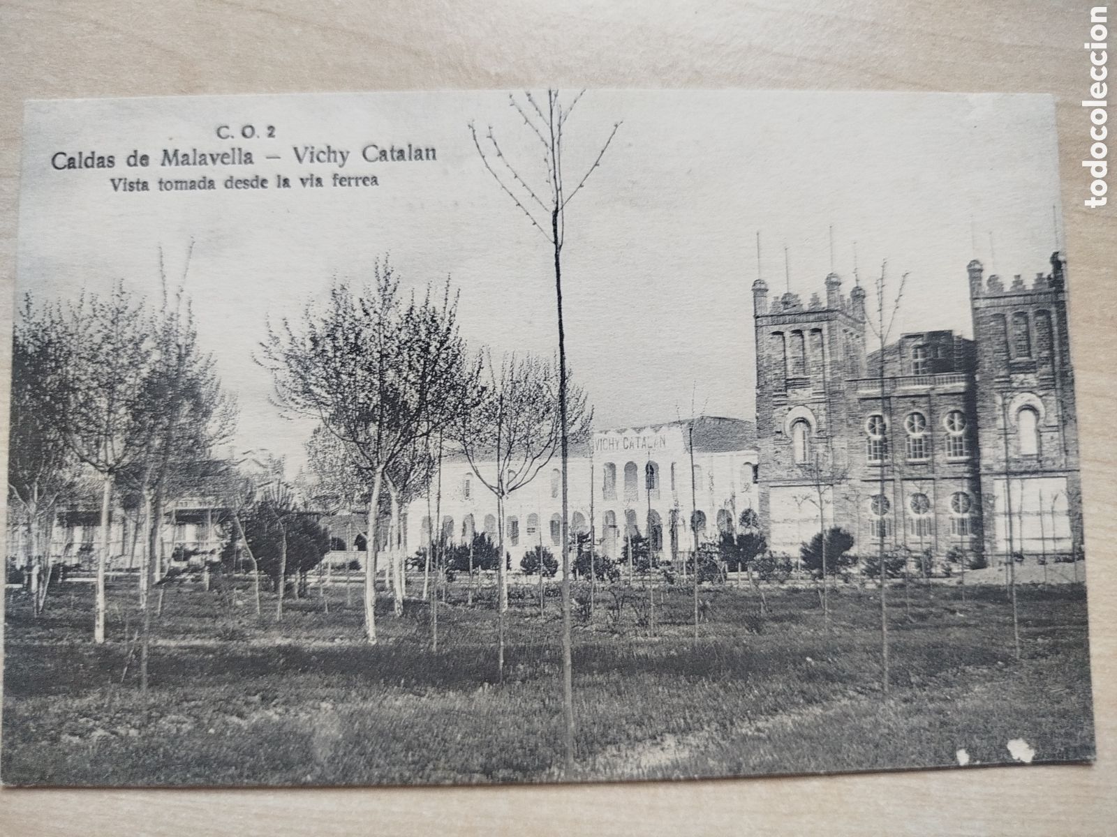 Postales: Postal. Caldes de Malavella, Balneario Vichy Catal&aacute;n