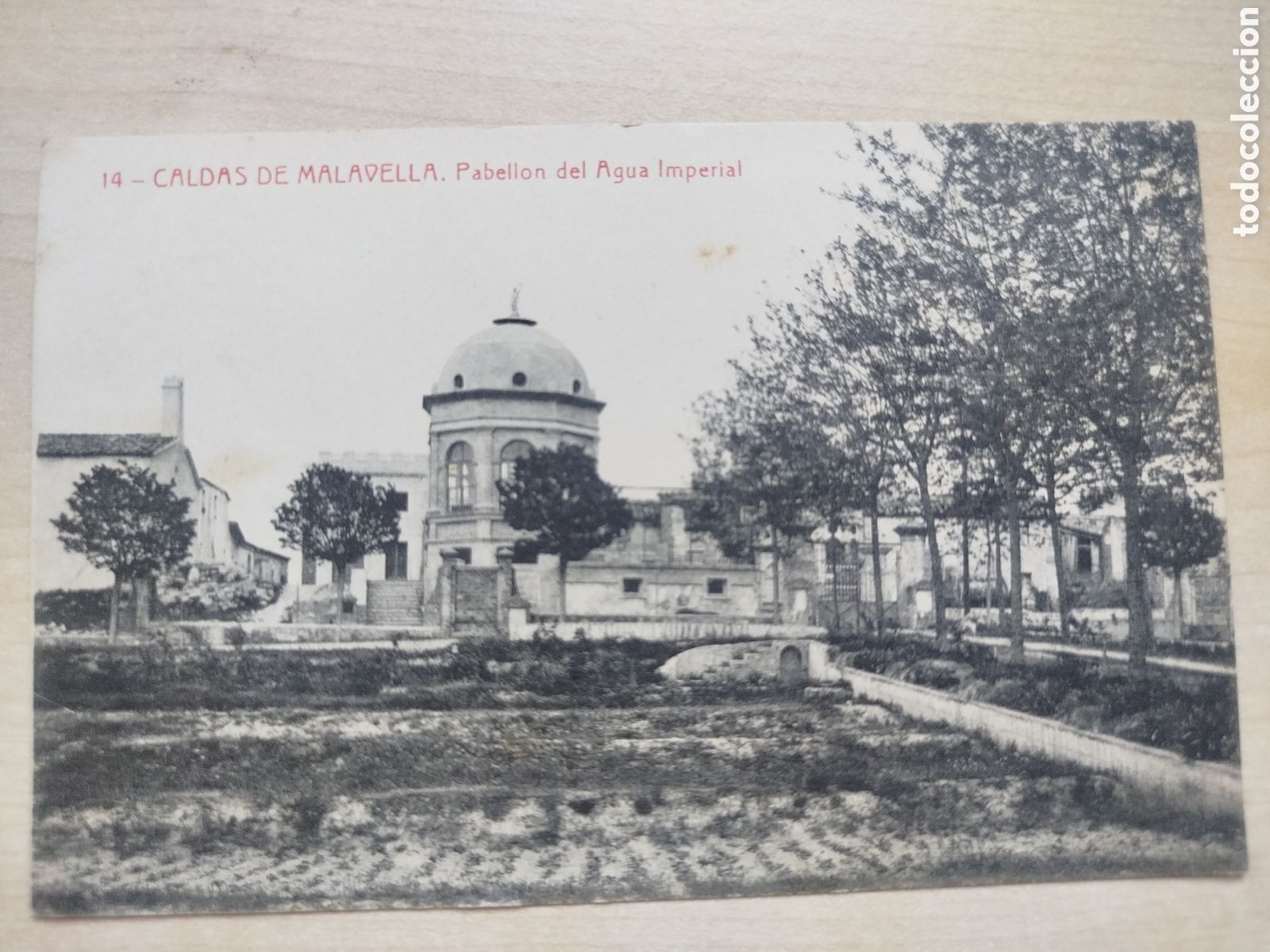 Postales: Postal. Caldes de Malavella, Pabell&oacute;n del Agua Imperial