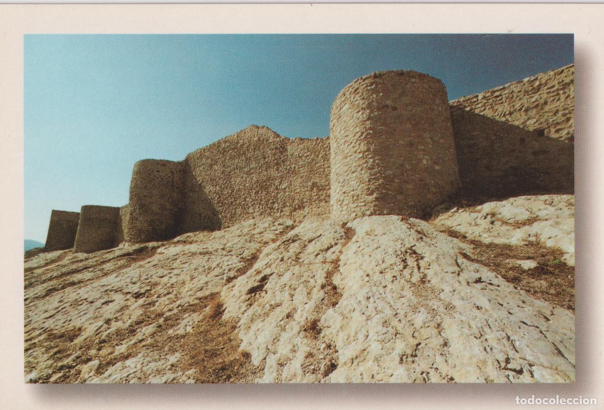 Postales: LA POBLA DE CLARAMUNT (BARCELONA) CASTELL, DETALL DE LES MURALLES - AJUNT.LA POBLA - S/C