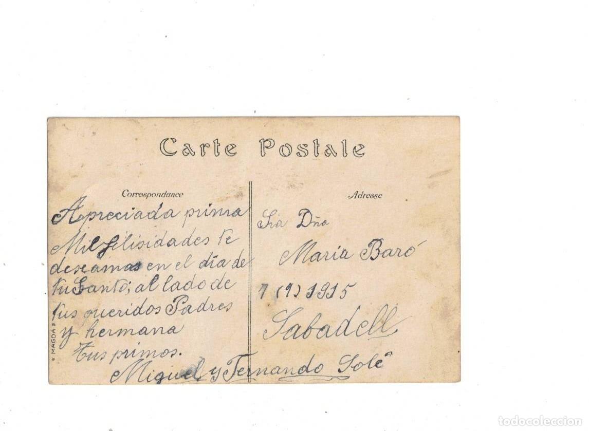 Postales: BARCELONA. SARDANES AL PARC G&Uuml;ELL - Foto 2