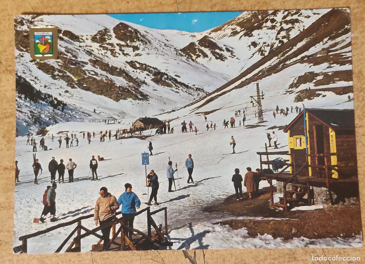 Postales: Queralbs. N&uacute;ria. *Pistes de neu* Ed. Fisa n&ordm; 1363. Nueva.