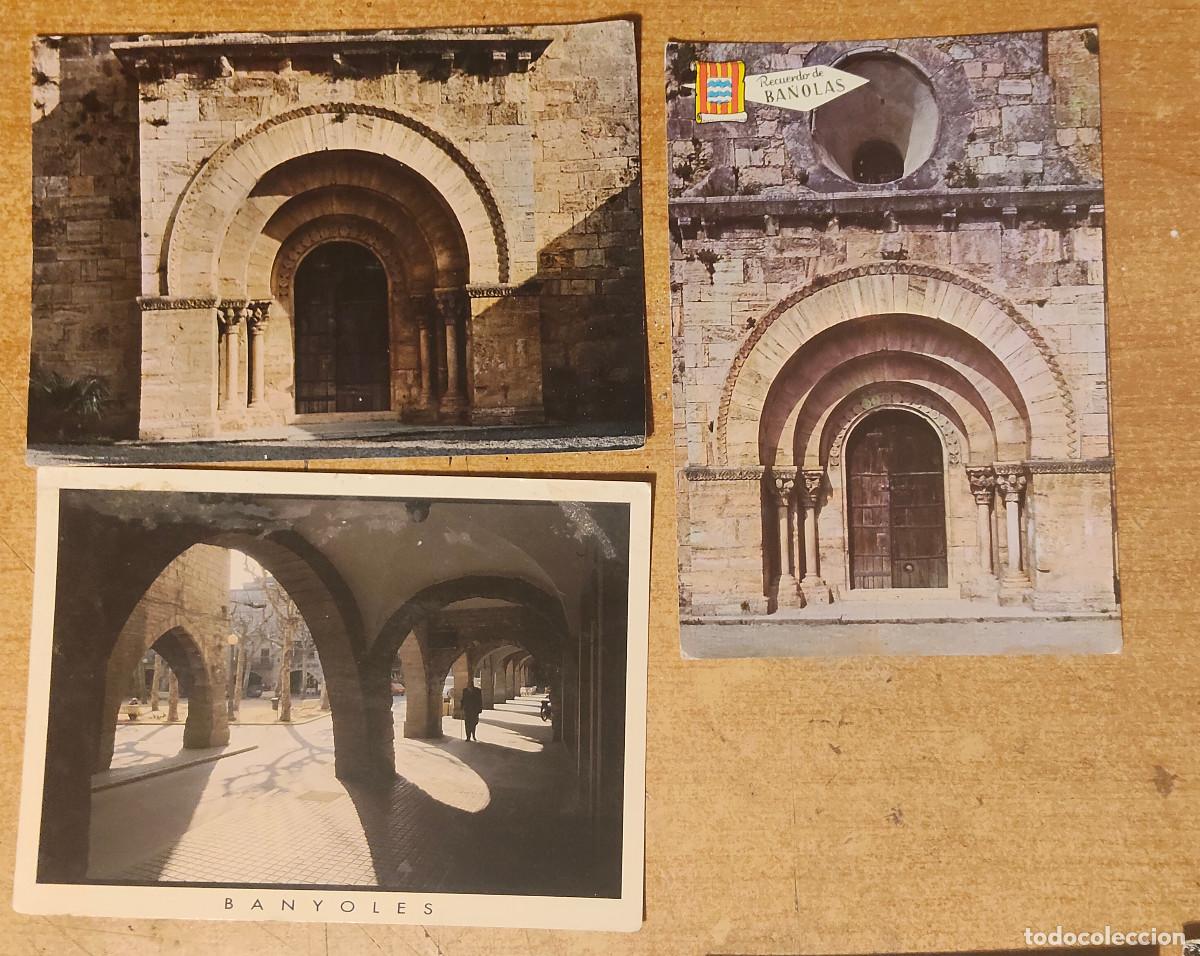 Postales: ANTIGUA POSTAL POST CARD RECUERDO DE BA&Ntilde;OLAS BANYOLES GIRONA GERONA PORTADA DE PORQUERAS..VER FOTO..