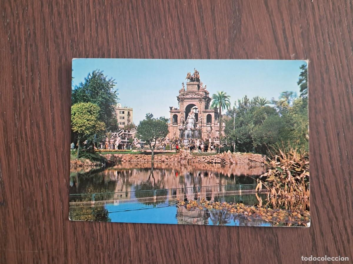 Postales: postal de Espa&ntilde;a, parque de la ciudadela, fuente monumental, Barcelona n&ordm; 5, a&ntilde;os 70.