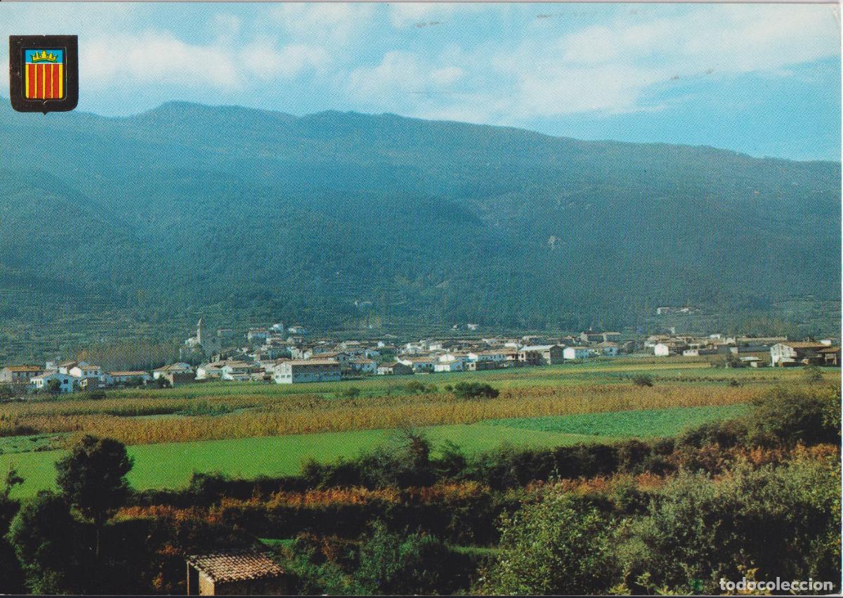 Postales: LES PLANES D'HOSTOLES (GIRONA) VISTA GENERAL - ESCUDO DE ORO N&ordm;5478 - S/C