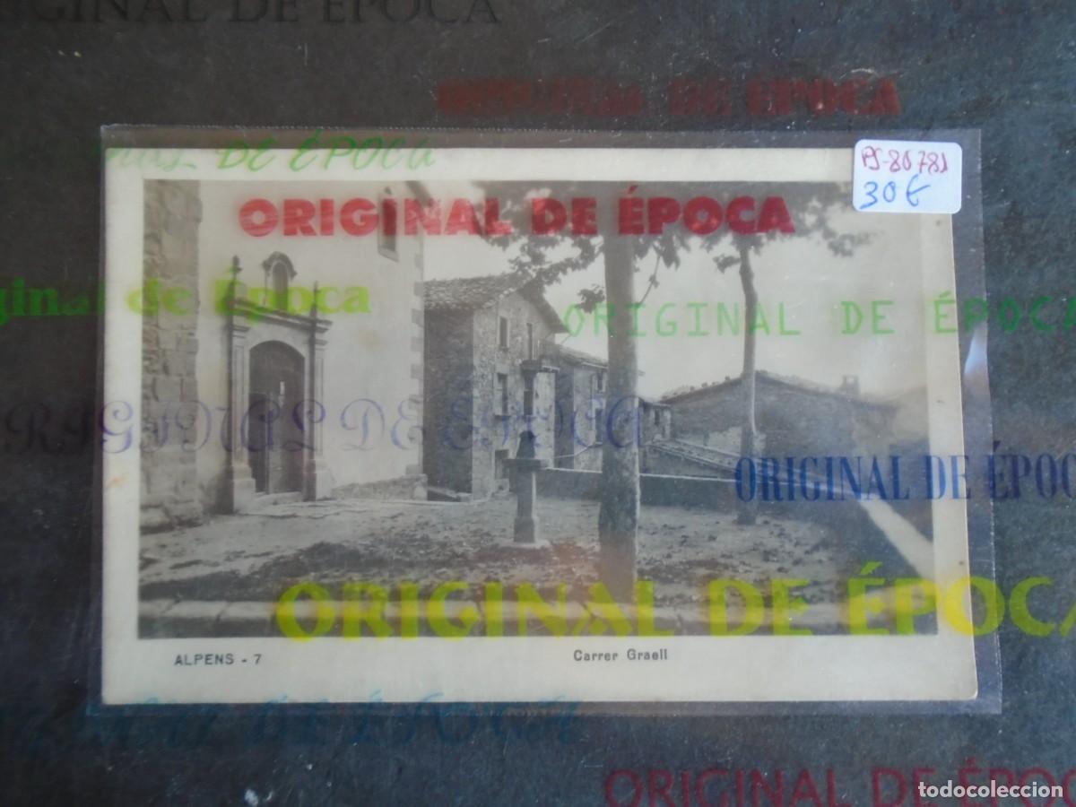 Postales: (PS-80781B)POSTAL FOTOGRAFICA DE ALPENS-CARRER GRAELL